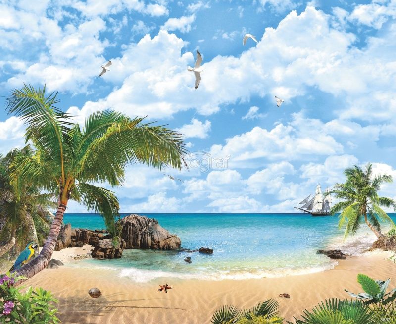 Фреска Пляж Ла Романа Art.5633