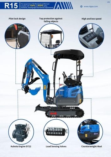 Мини-экскаватор Rippa R15