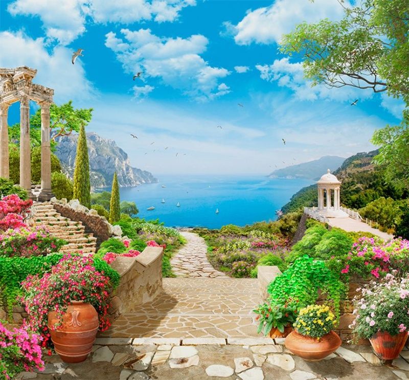 Фреска Современный Графический Дизайн 44475