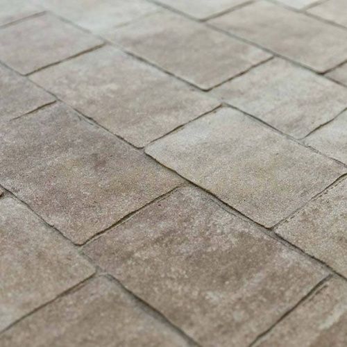 Тротуарная плитка STEINGOT Старый город Травертин Верхний прокрас 60 мм