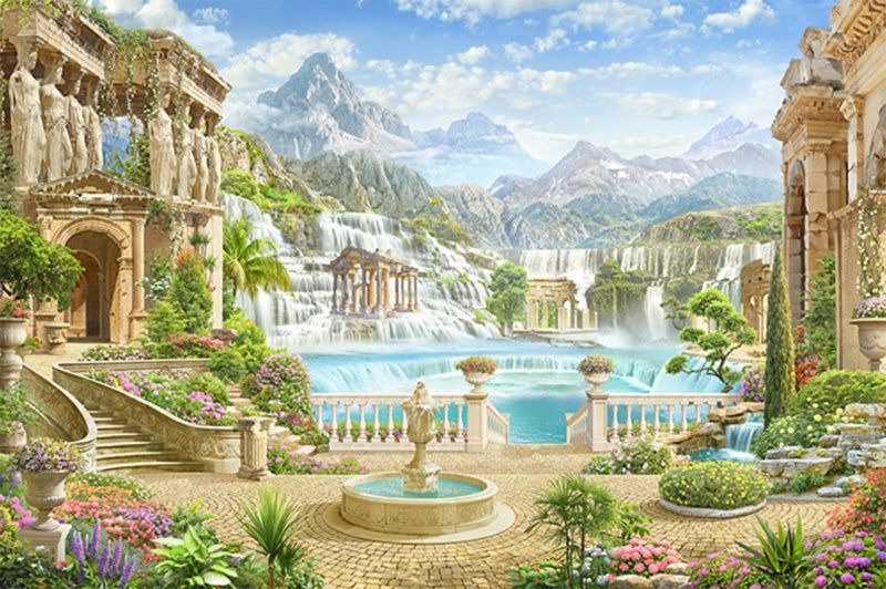 Фреска Современный Графический Дизайн 44294