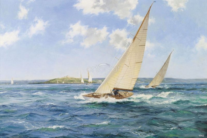 Фреска Монтегю Доусон  "Морской пейзаж" Art.4962