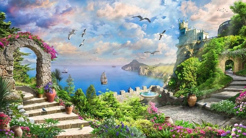 Фреска Современный Графический Дизайн 44177