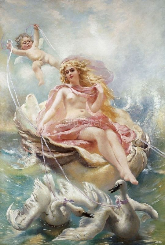 Фреска К.Е. Маковский "Богиня вод" Art.4786