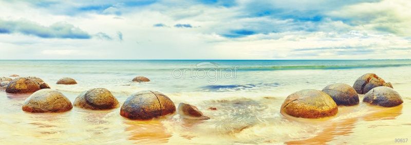 Фреска Пляж Моераки Art.30617