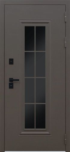 Стальная дверь «Тундра» с окном АСД