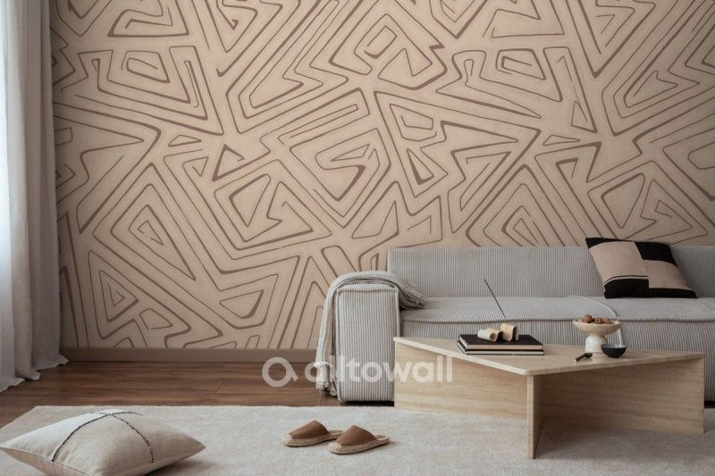Фреска LINES Sharp Brown