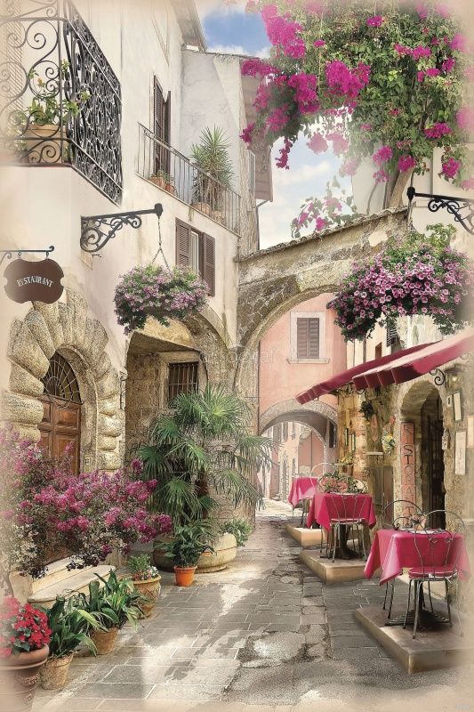 Фреска Улочка в Перудже Art.30502