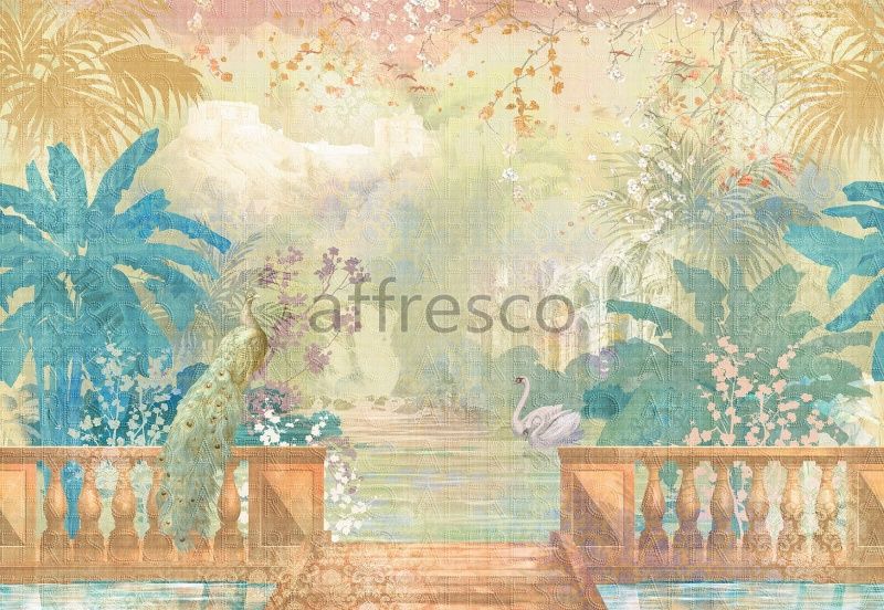 Фреска Тропический пейзаж, арт. ID136233