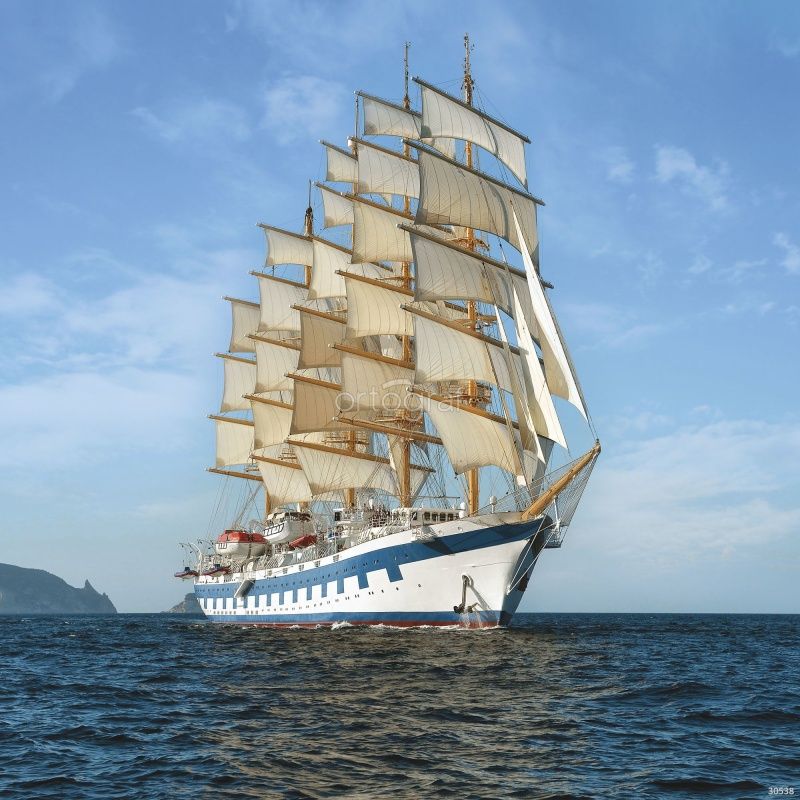 Фреска Шхуна вышла из бухты Art.30538