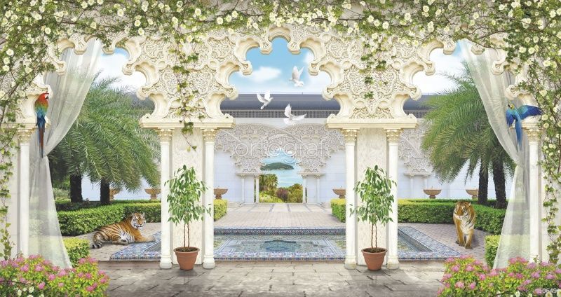 Фреска Марокканский сад Art.10649