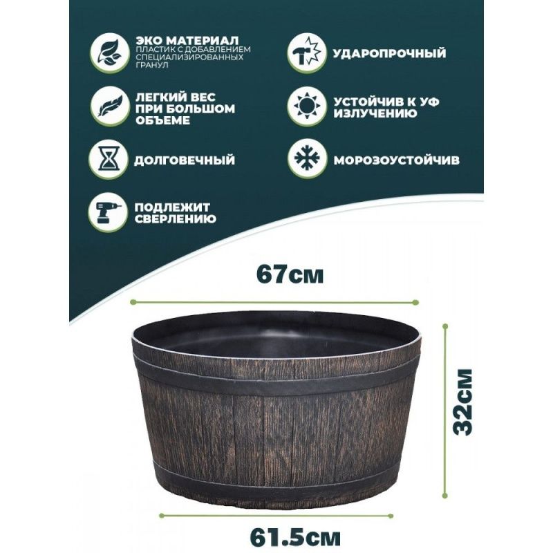 Горшок кадка для растений (Planter MAMBO L)