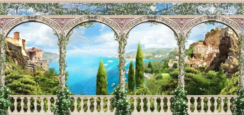 Фреска Современный Графический Дизайн М015