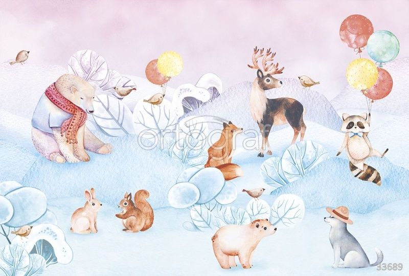 Фреска Морозное утро Art.33689