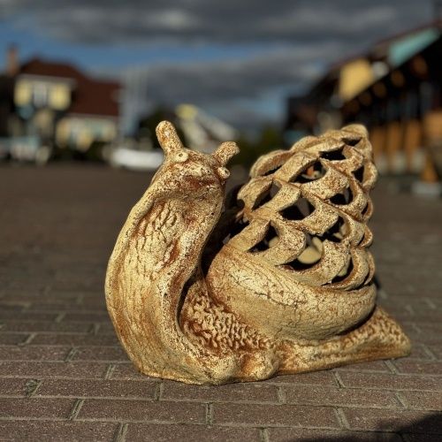 Керамический фонарь "Улитка"