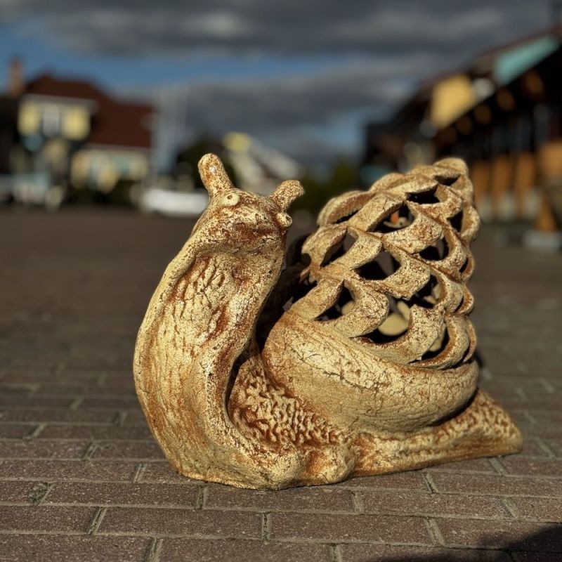 Керамический фонарь "Улитка"