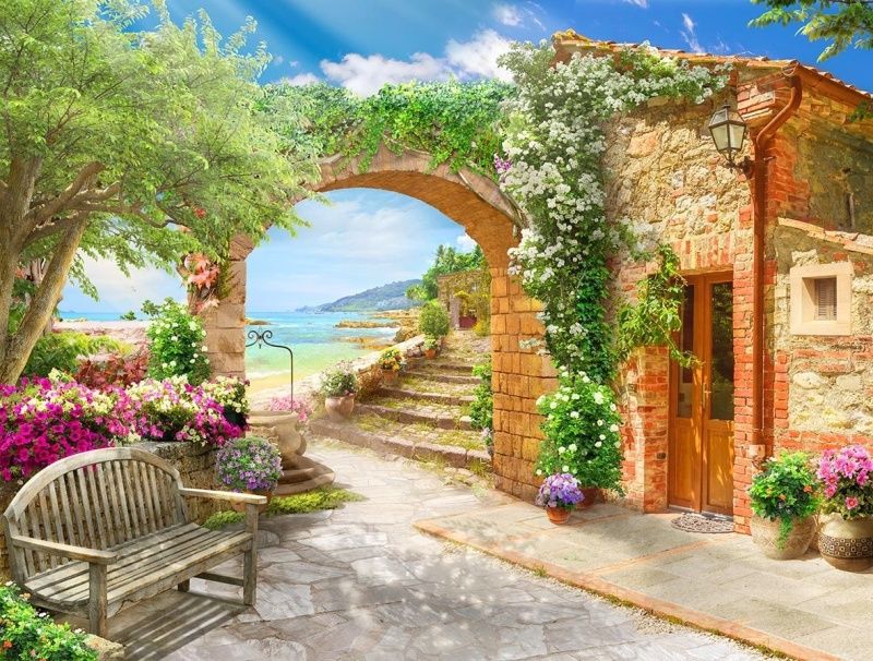 Фреска Современный Графический Дизайн 44238