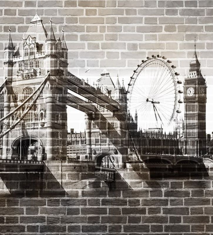 Фреска Современный дизайн Черно-белые арт. K_038