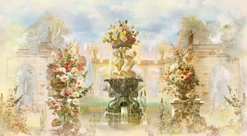 Фреска Цветы, цветочная коллекция арт. a_950