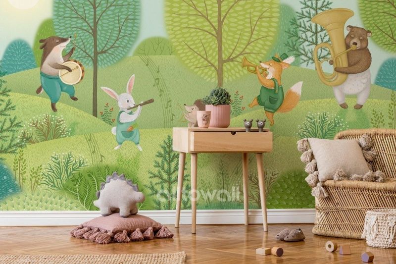 Фреска Лесной оркестр-1