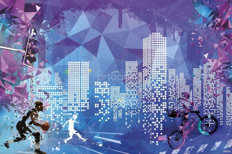 Фреска Экстремальная волна Art.34654