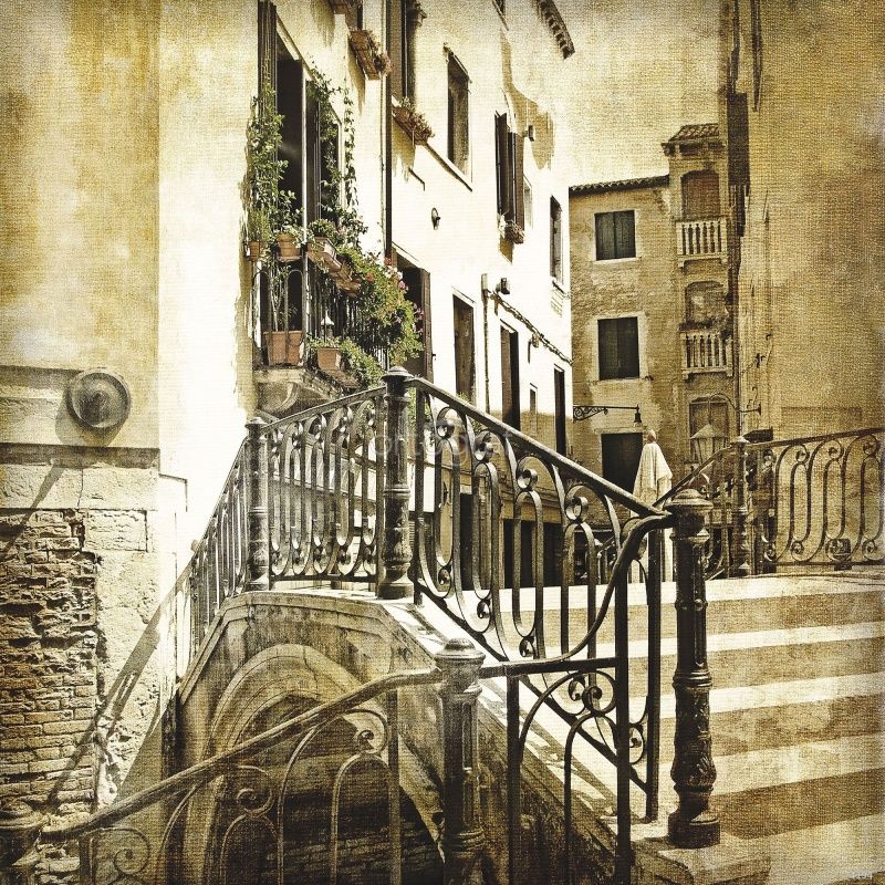 Фреска Улочка в Венеции Art.4194