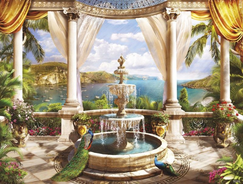Фреска Фонтан над заливом Art.9110