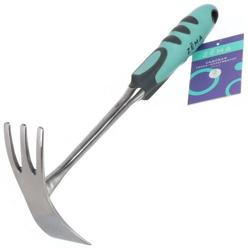 Садовая тяпка-культиватор из прочной нержавеющей стали Zema ZM 2111