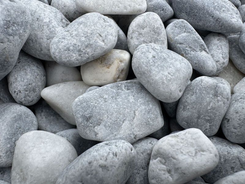 Серо-голубой мрамор 10-20мм