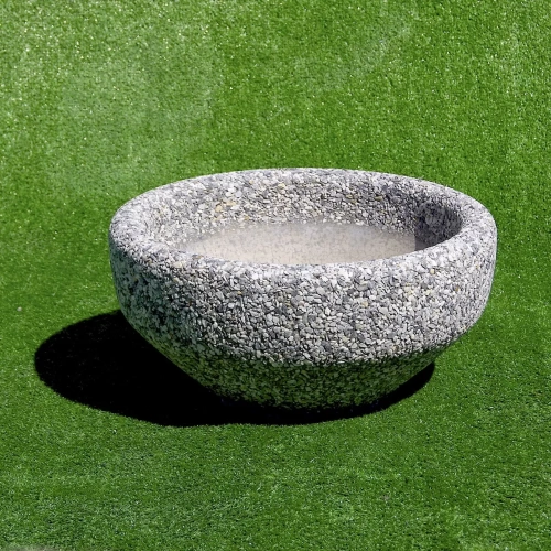 Вазон бетонный уличный Верона (фактура шахматка)