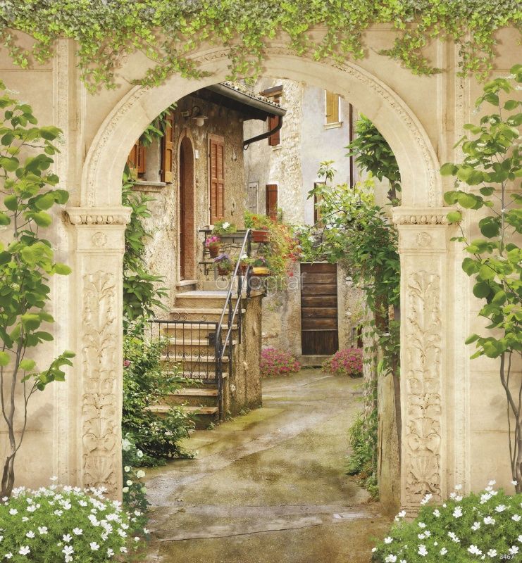 Фреска Испанский дворик Art.3467