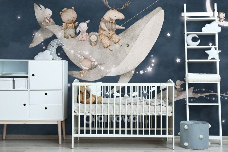 Фреска Прогулка под звёздами-2