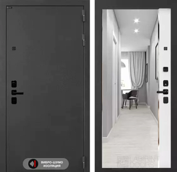 Входная дверь Соналаб с зеркалом Панорама