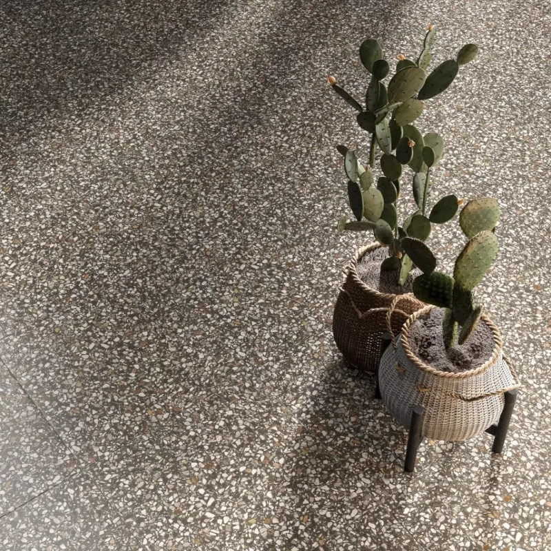 Керамический гранит Kerama Marazzi 60x60x0,9 Бричиола бежевый светлый матовый обрезной KM6060G0031R