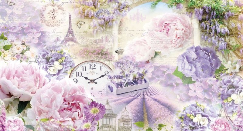 Фреска Французкий коллаж Art.33421