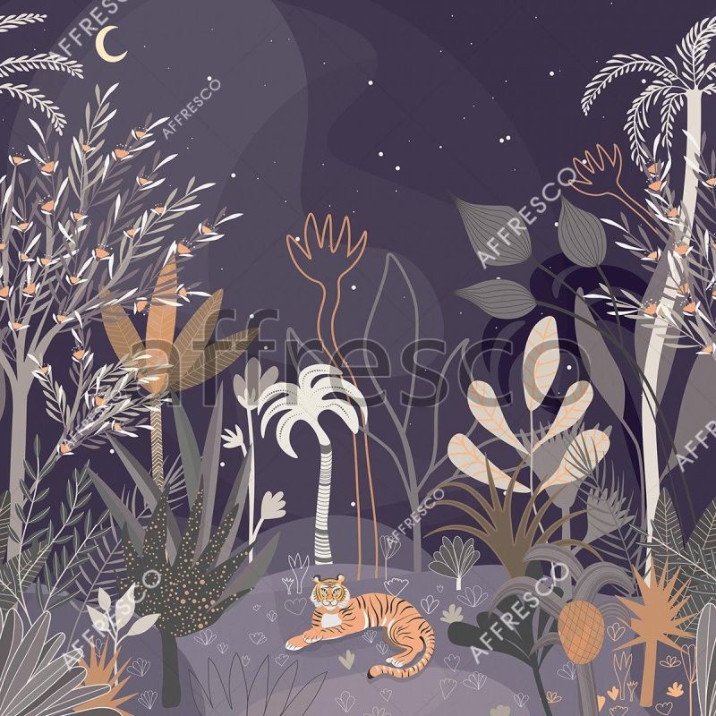 Фреска Хищник в джунглях, арт. ID139445