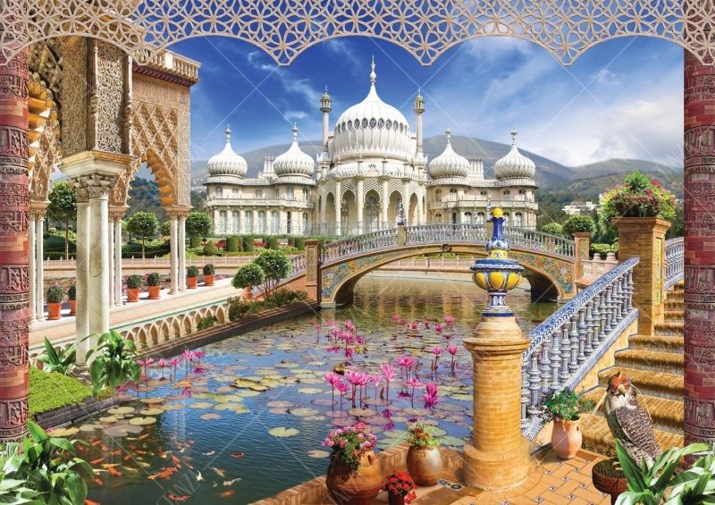 Фреска Восточное панно с арками