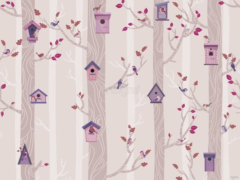 Фреска Скворечники Art.34405