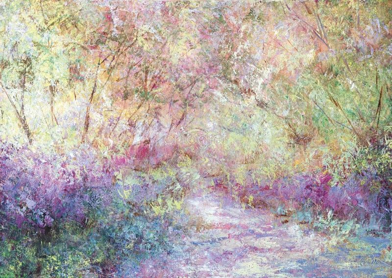 Фреска Цветущий сад Art.8060