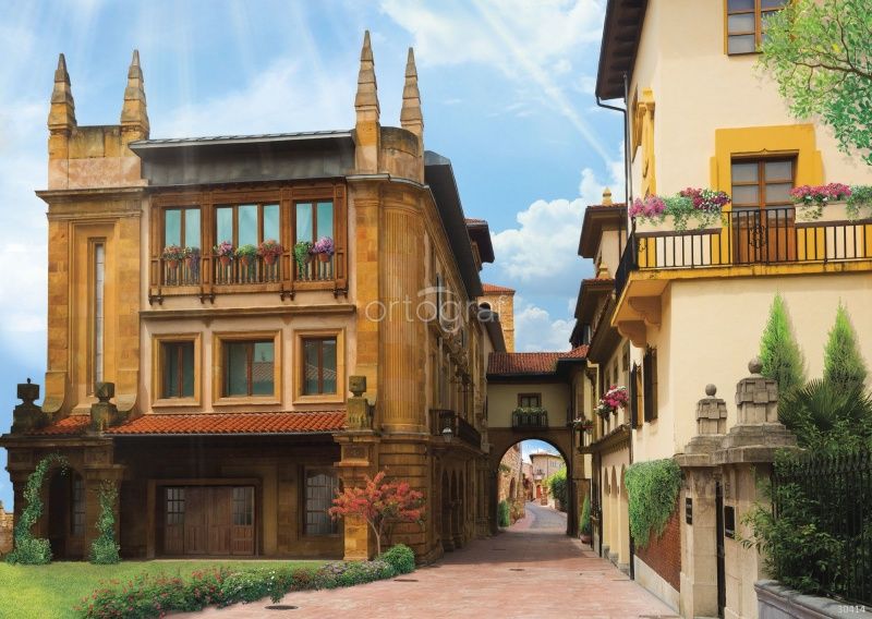 Фреска Улочка в старом городке Art.30414