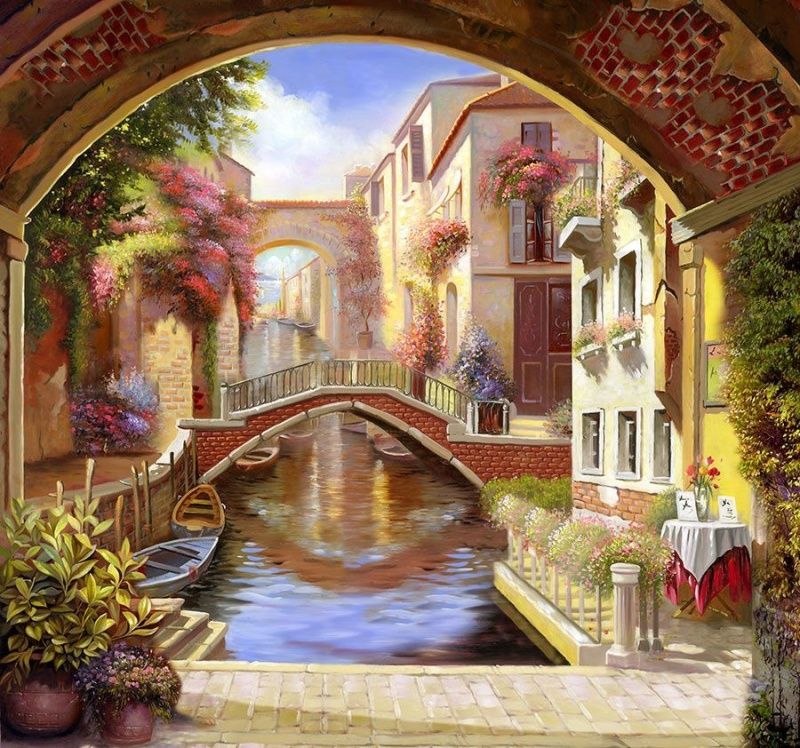 Фреска Морские пейзажи