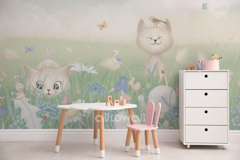 Фреска Игривые котята