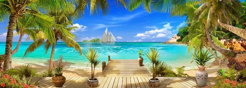 Фреска Пейзажи Морские пейзажи и море арт. a_956