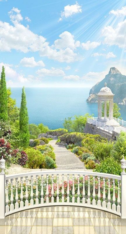 Фреска Спуск к морскому побережью