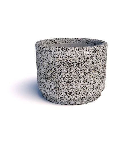 Вазон бетонный уличный Степ (фактура шахматка)