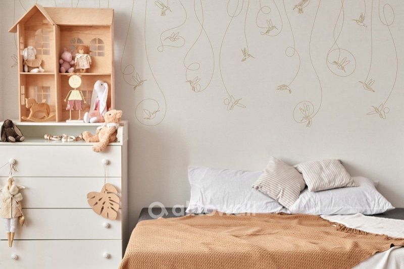 Фреска ANIMALISM Colibri gold