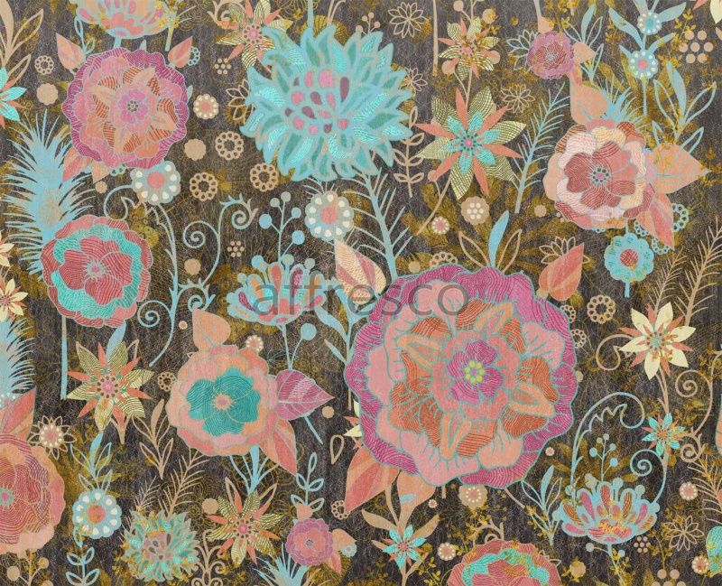 Фреска Растения и цветы, арт. ID135942